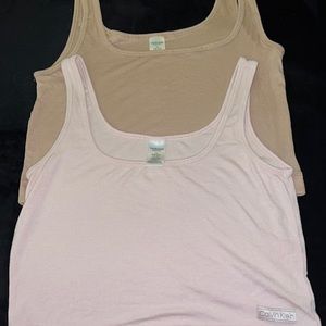 Calvin Klein ribbed cropped cami